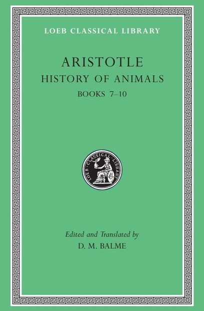 History of Animals: Books 7-10