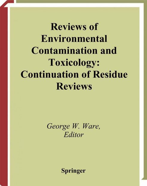 Reviews of Environmental Contamination and Toxicology, Volume 179