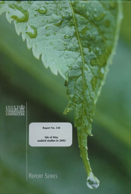 Isle of May Seabird Studies in 2002