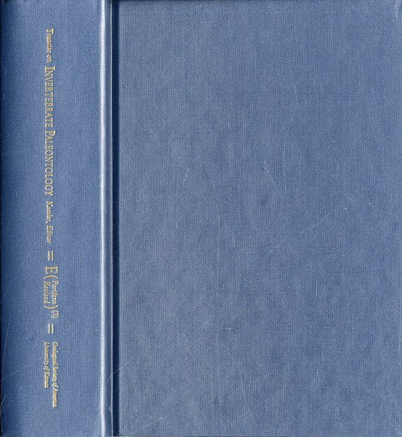 Treatise on Invertebrate Paleontology, Part E (Revised): Volume 3: Porifera