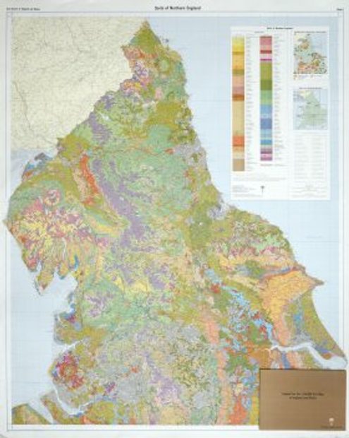 Soils of England and Wales, Sheet 1 (Flat): Northern England