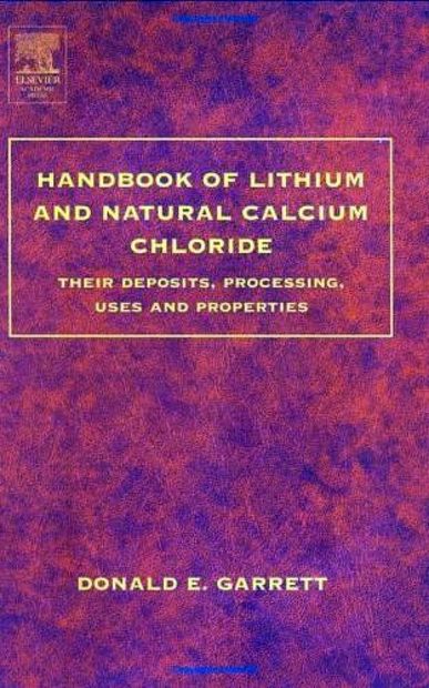 Handbook of Lithium and Natural Calcium Chloride