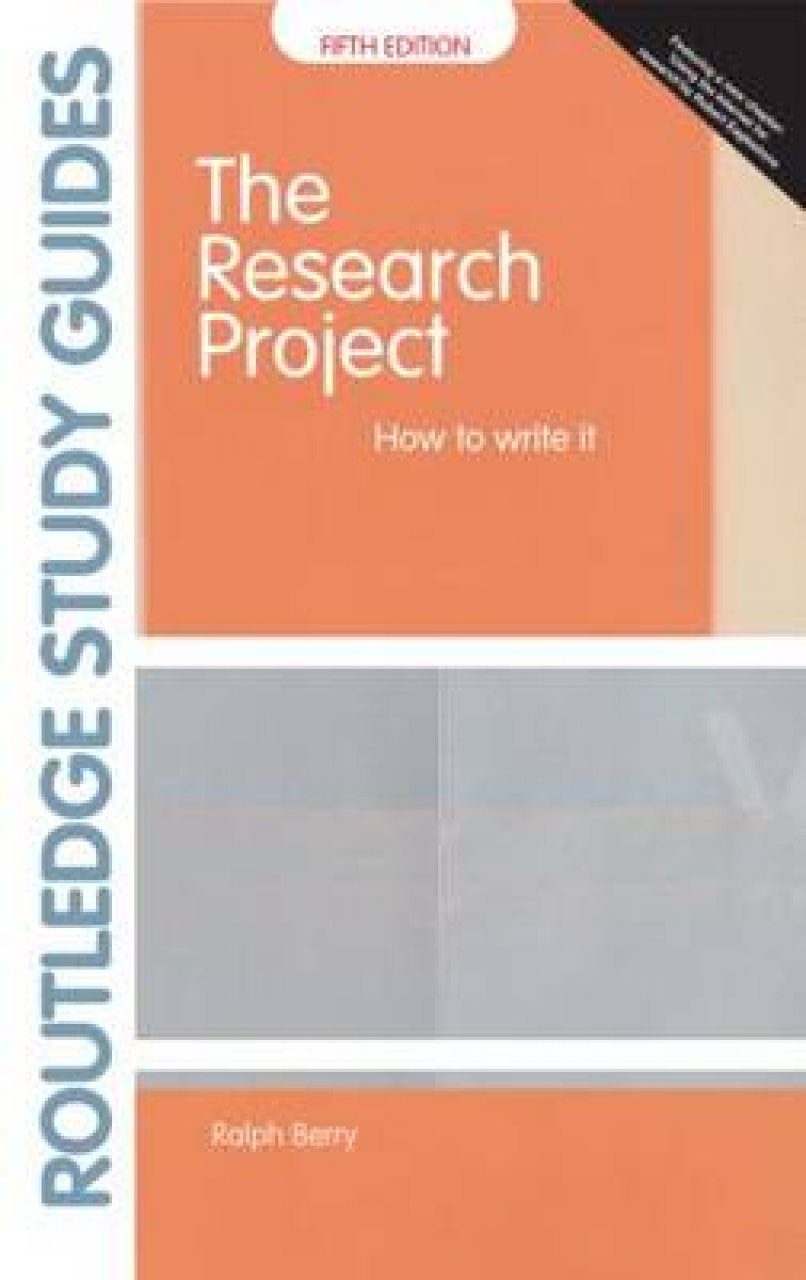 the research project how to write it