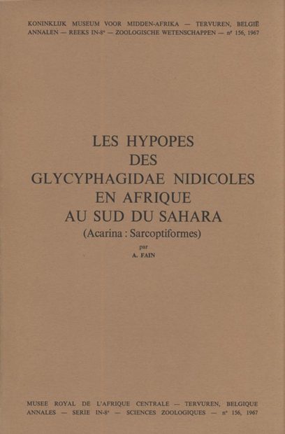 Les Hypopes des Glycyphagidae Nidicoles en Afrique au Sud du Sahara (Acarina: Sarcoptiformes) [Hypopes of Nidicolous Glycyphagidae in Africa South of the Sahara (Acarina: Sarcoptiformes)]