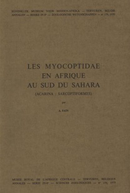 Les Myocoptidae en Afrique au Sud du Sahara (Acarina: Sarcoptiformes) [Myocoptidae in Africa south of the Sahara (Acarina: Sarcoptiformes)]
