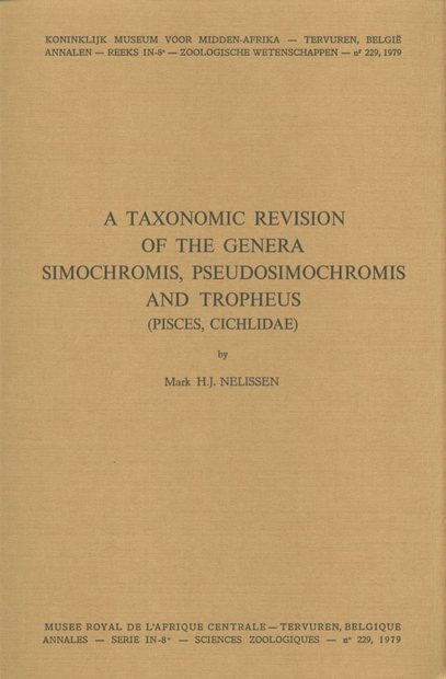A Taxonomic Revision of the Genera Simochromis, Pseudosimochromis and Tropheus (Pisces, Cichlidae)