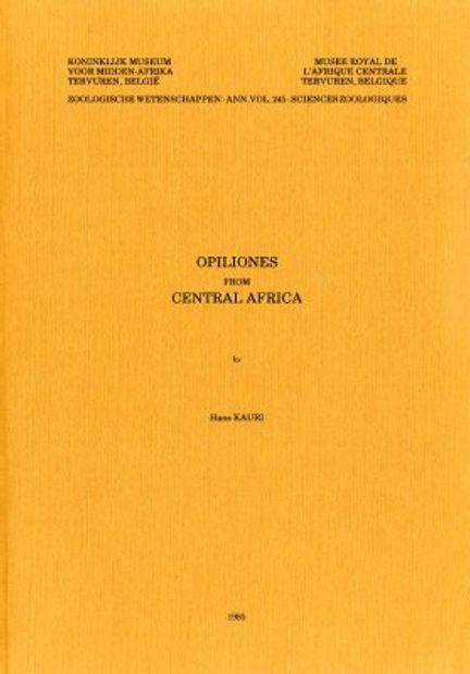 Opiliones From Central Africa