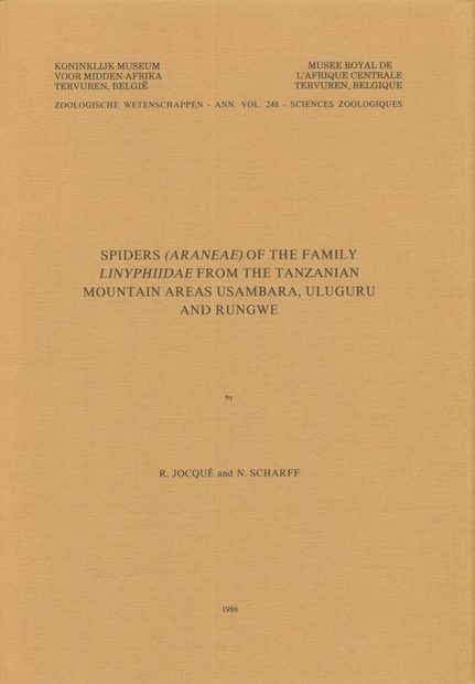 Spiders (Araneae) of the Family Linyphiidae From the Tanzanian Mountain Areas Usambara, Uluguru and Rungwe