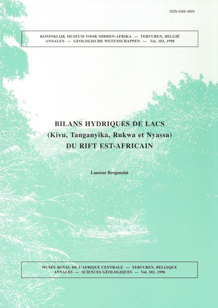 Bilans Hydrique de Lacs du Rift-Est-African, Kivu, Tanganyika, Rukwa et Nyassa [Hydrological Balance of the East African Rift Lakes Kivu, Tanganyika, Rukwa and Nyassa]