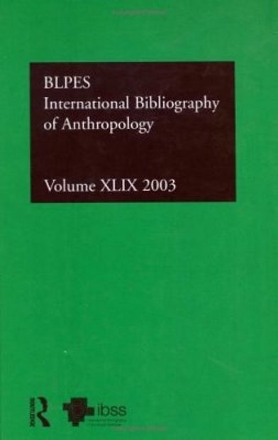 IBSS: Anthropology: 2004 Vol.49