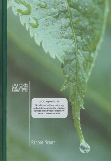 Bioindicator and Biomonitoring Methods For Assessing the Effects of Atmospheric Nitrogen on Statutory Nature Conservation Sites