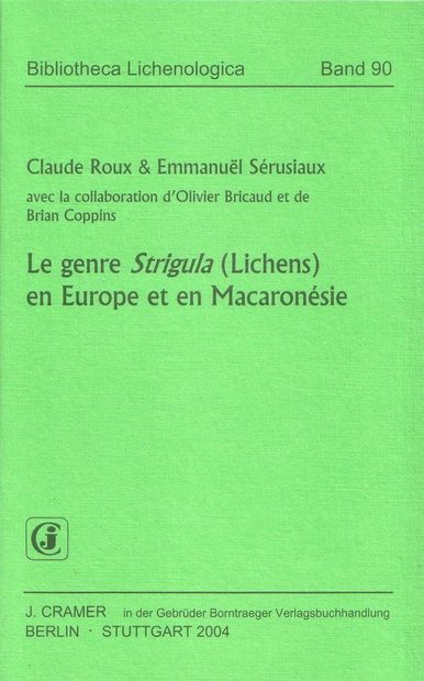 Le Genre Strigula (Lichens) en Europe et en Macaronésie [The Genus Strigula (Lichens) in Europe and Macaronesia]