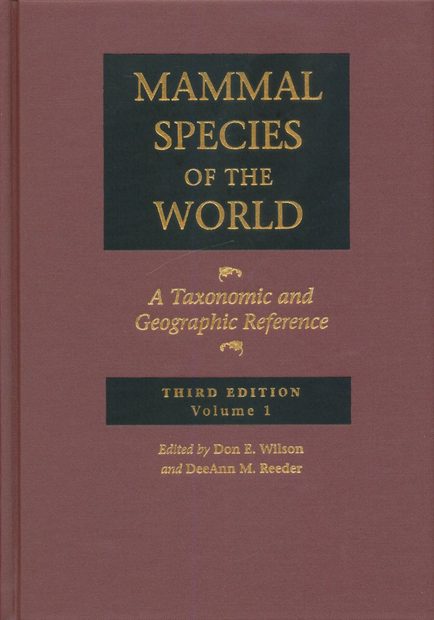 Mammal Species of the World (2-Volume Set)