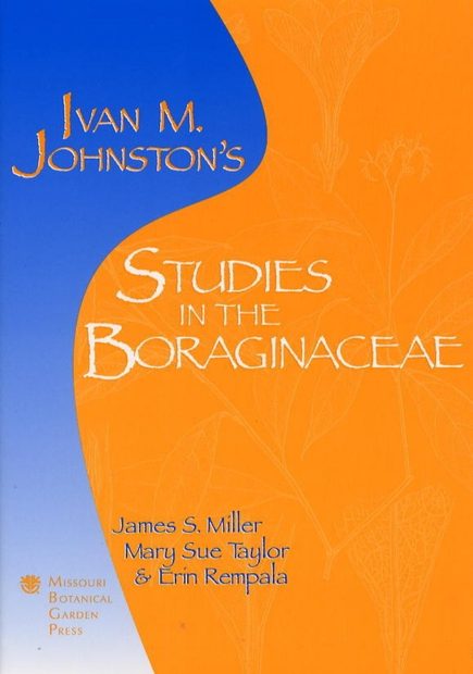 Ivan M. Johnston's Studies in the Boraginaceae