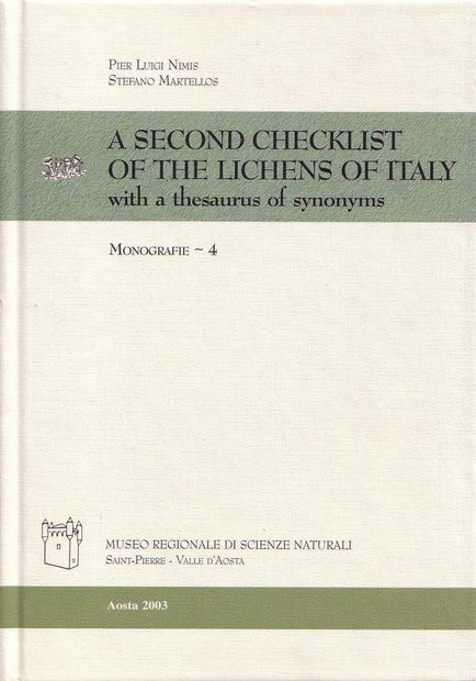 A Second Checklist of the Lichens of Italy