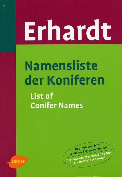 Namensliste der Koniferen / List of Conifer Names