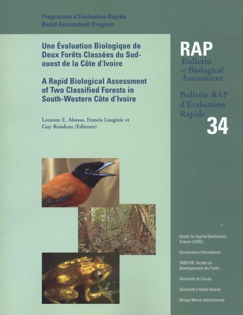 A Rapid Biological Assessment of Two Classified Forests in South-Western Côte d'Ivoire / Une Évaluation Biologique de Deux Forêts Classées du Sud-Ouest de la Côte d'Ivoire
