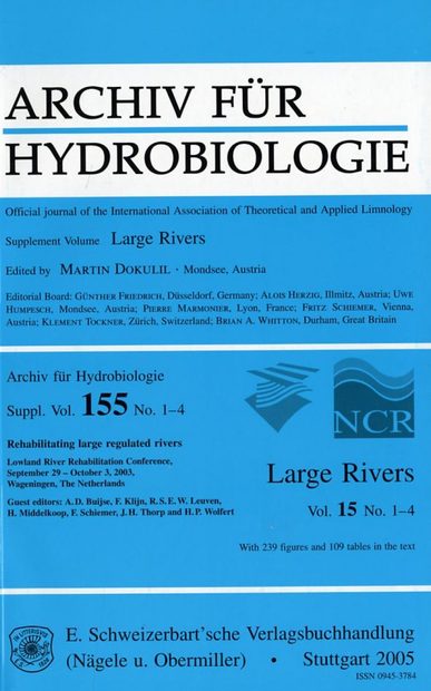 Large Rivers, Volume 15: Rehabilitating Large Regulated Rivers