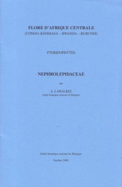 Flore d'Afrique Centrale: Ptéridophytes, Nephrolepidaceae