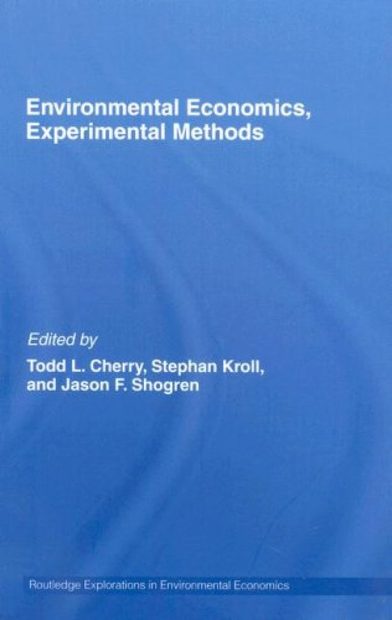 Experimental Economics, Environmental Methods