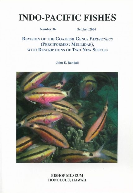 Revision of the Goatfish genus Parupeneus (Perciformes: Mullidae) with Descriptions of Two New Species