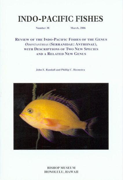 Review of the Indo-Pacific Fishes of the Genus Odontanthias (Serranidea: Anthiinae) with Descriptions of Two New Species and a Related New Genus