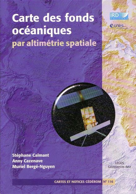 Carte des Fonds Océaniques par Altimétrie Spatiale