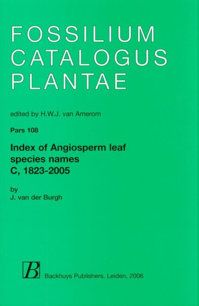 Fossilium Catalogus Plantae, Volume 108