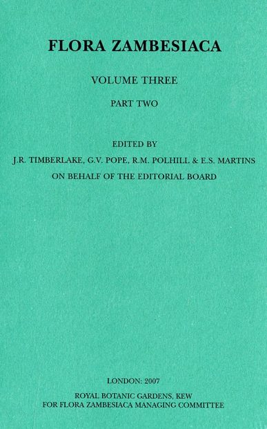 Flora Zambesiaca, Volume 3, Part 2: Caesalpinioideae
