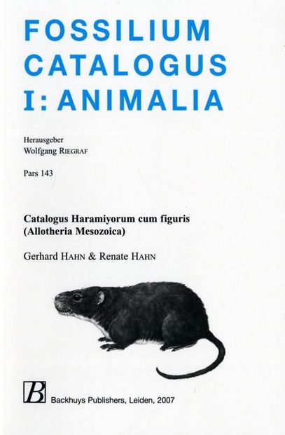 Fossilium Catalogus Animalia, Volume 143 [German]