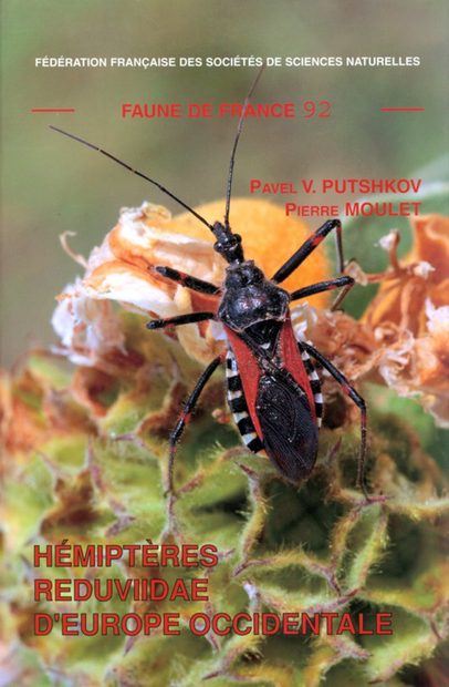 Faune de France, Volume 92: Hémiptères Reduviidae d'Europe Occidentale