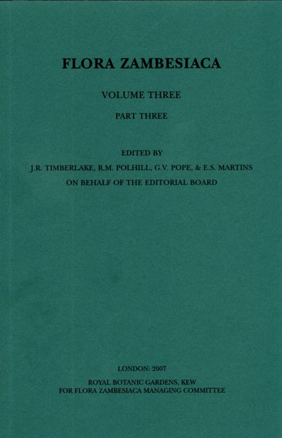 Flora Zambesiaca, Volume 3, Part 3: Papilionoideae