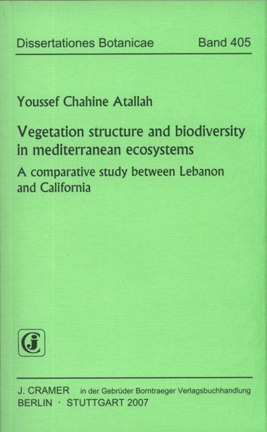 Vegetation Structure and Biodiversity in Mediterranean Ecosystems