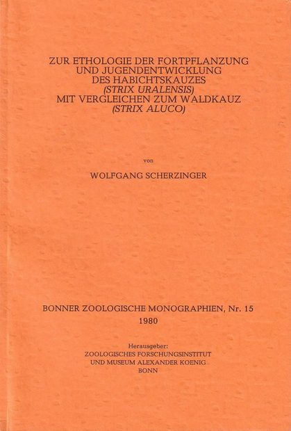Zur Ethologie der Fortpflanzung und Jugendentwicklung des Habichtskauzes (Strix uralensis) mit Vergleichen zum Waldkauz (Strix aluco)