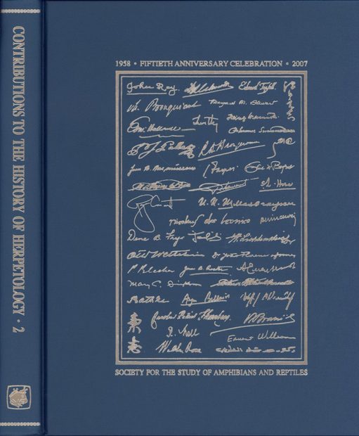 Contributions to the History of Herpetology: Volume 2