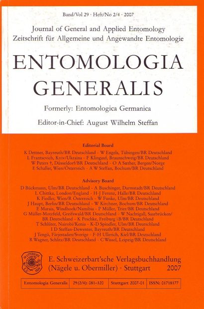Entomologia Generalis Special Issue: Pollinator Behaviour and Plant-Insect Interactions I