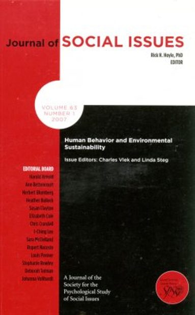 Human Behavior and Environmental Sustainability