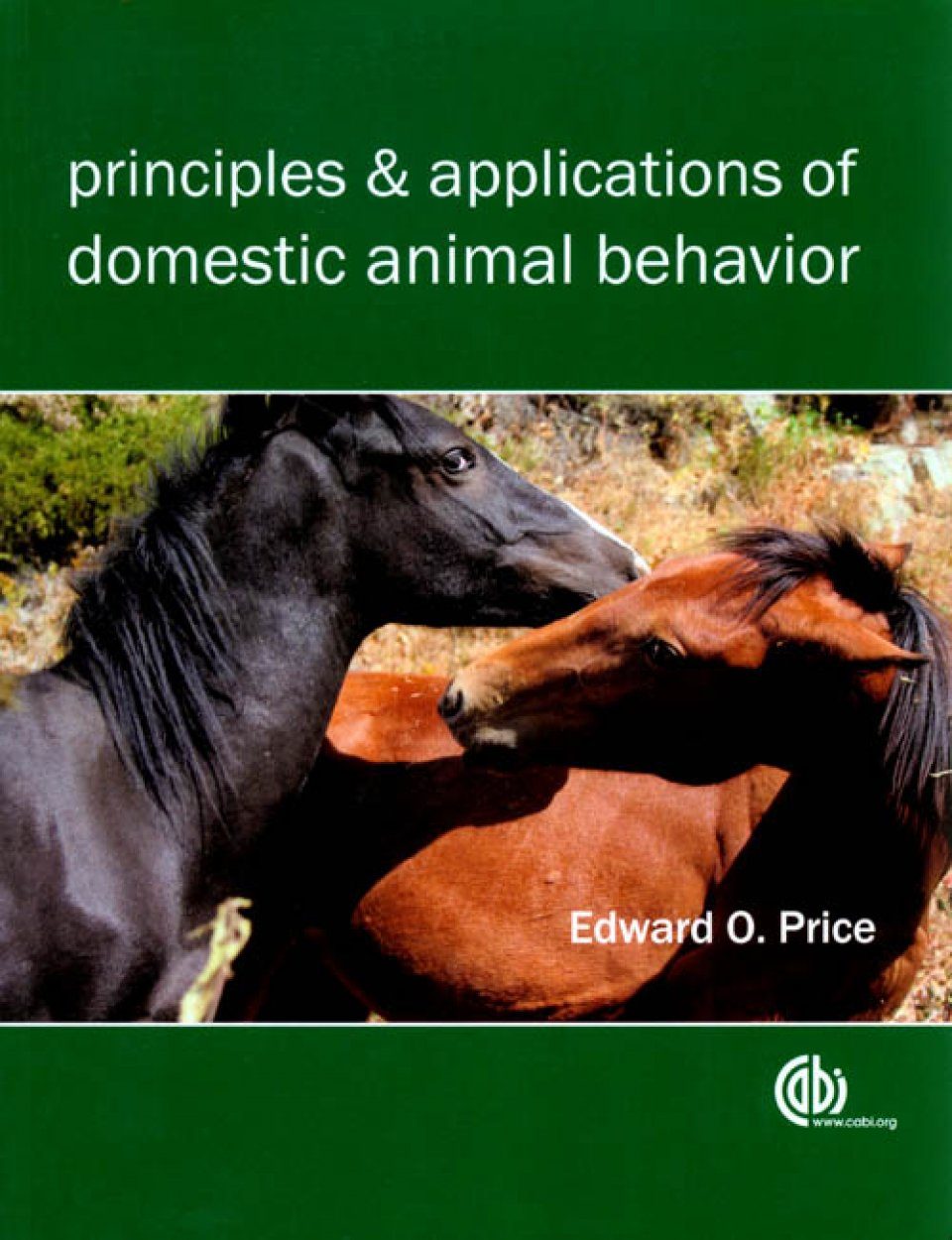 Principles and Applications of Domestic Animal Behavior | NHBS Academic &  Professional Books