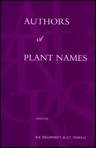 Authors of Plant Names