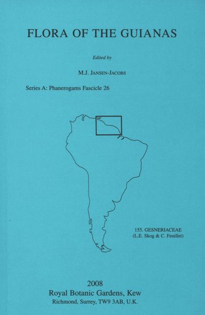 Flora of the Guianas, Series A: 26: Gesneriaceae