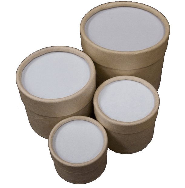 Plain Round Card Insect Boxes with Card Bases