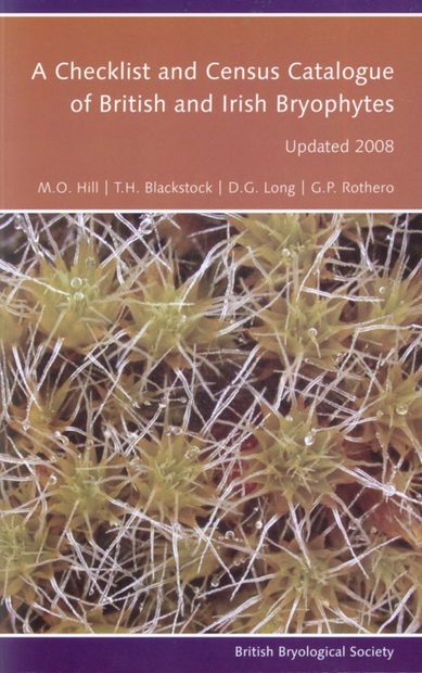 A Checklist and Census Catalogue of British and Irish Bryophytes