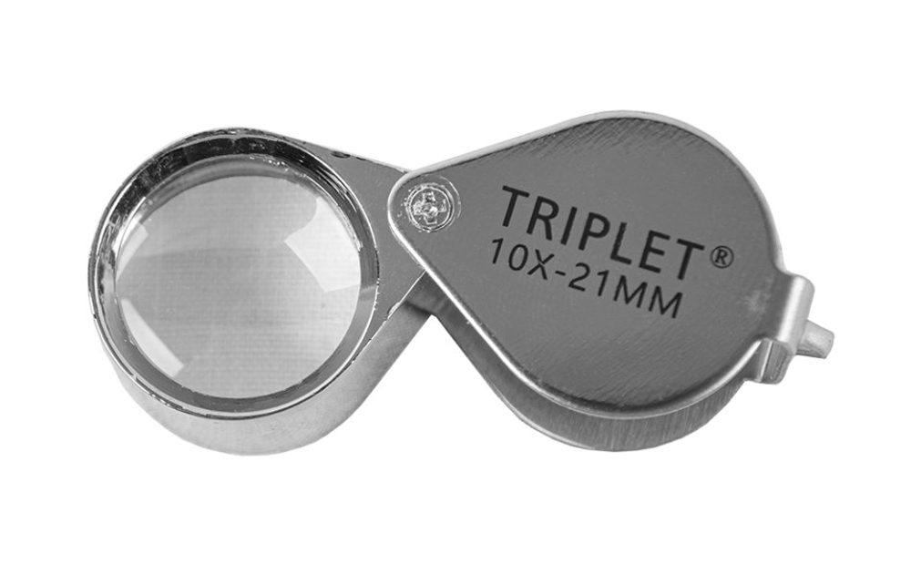 Singlet Loupe 21mm, 10x Hand Lens
