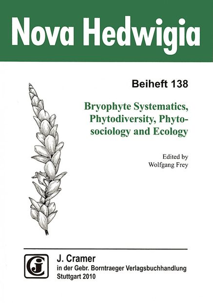 Bryophyte Systematics, Phytodiversity, Phytosociology and Ecology