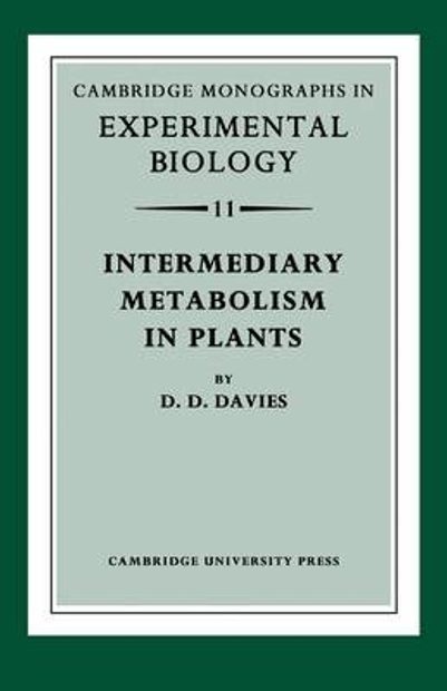 Intermediary Metabolism in Plants