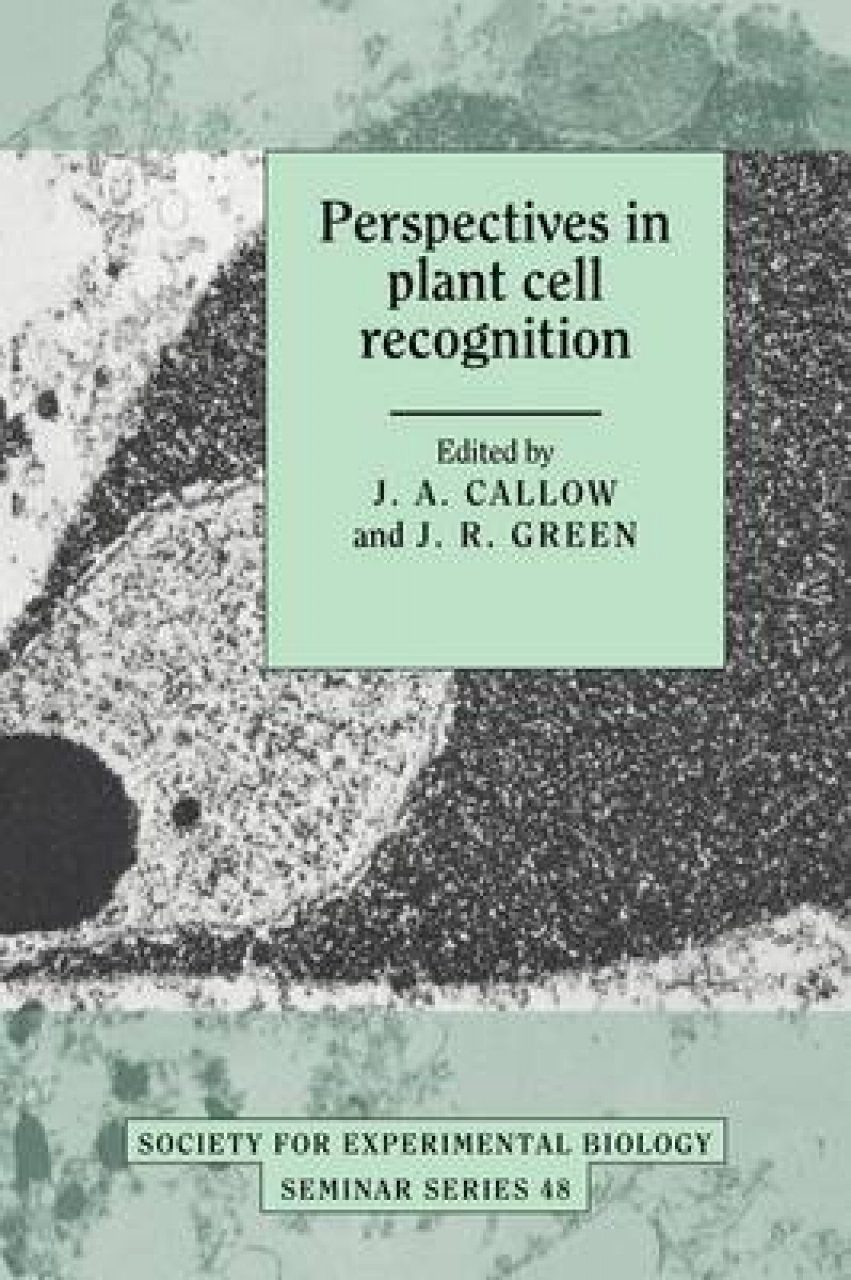 Perspectives In Plant Cell Recognition | NHBS Academic & Professional Books