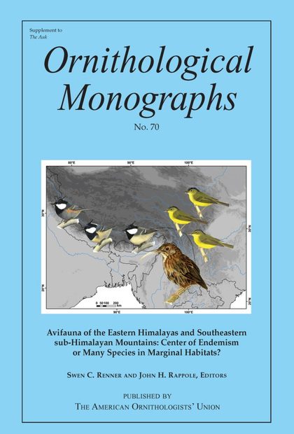 Avifauna of the Eastern Himalayas and Southeastern Sub-Himalayan Mountains