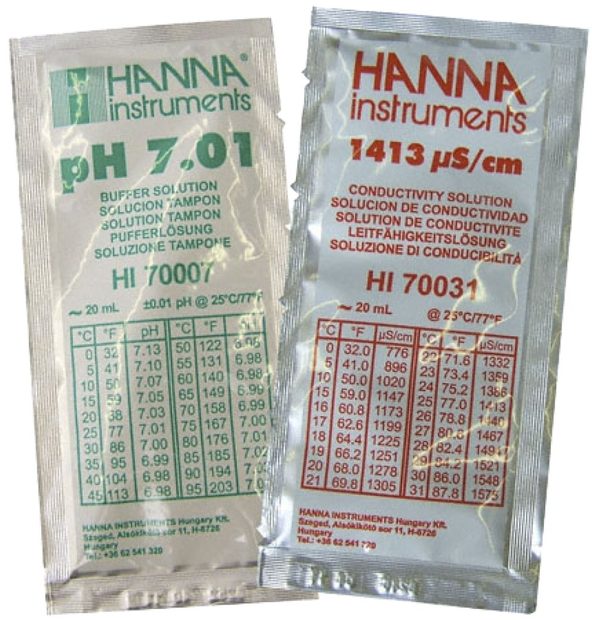 pH Buffer & Calibration Solutions