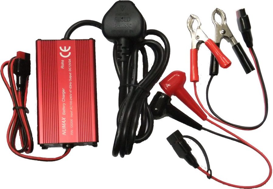 Numax 12V 2A Sealed Lead-Acid Battery Charger