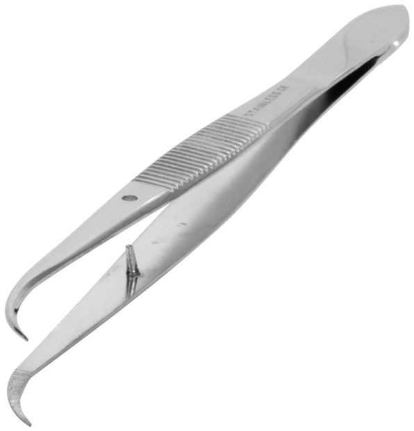 Forceps: F5 - Sharp/Curved/125mm